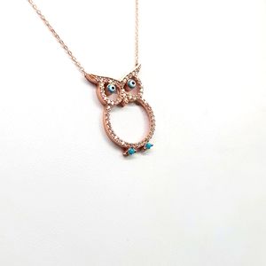 Cute Owl Necklace (Brand New)
